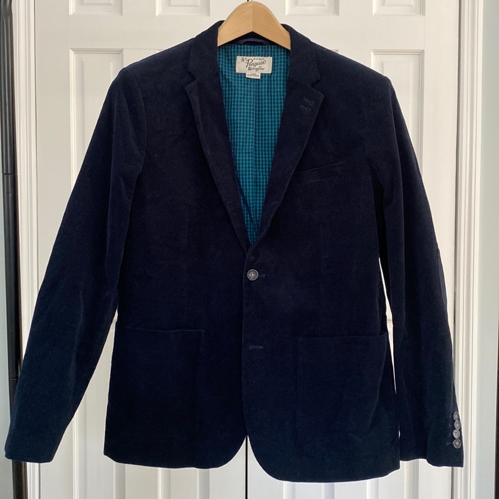 Penguin / Corduroy Blazer / Navy Blue / Large (40R)